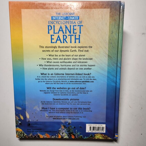 The Usborne Internet-Linked Book Encyclopedia of Planet Earth Science Homeschool - Picture 2 of 14